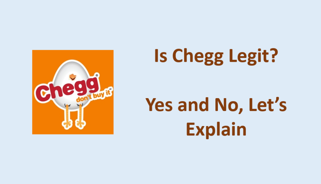 Is Chegg Legit